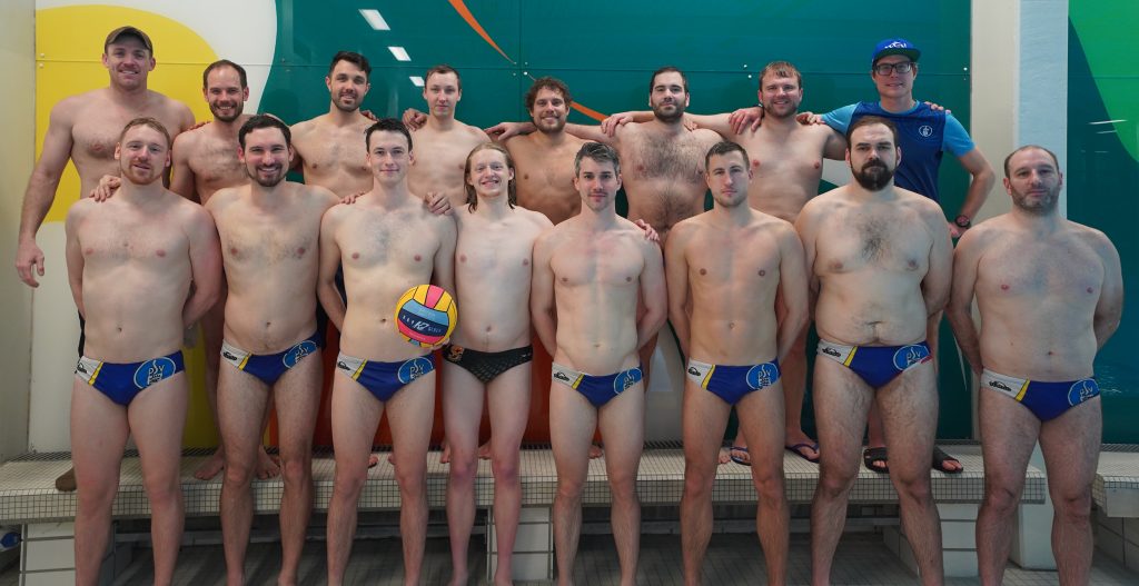 Mannschaftsfoto der 1. Wasserballmannschaft